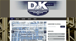 Desktop Screenshot of dkconstructioninc.com